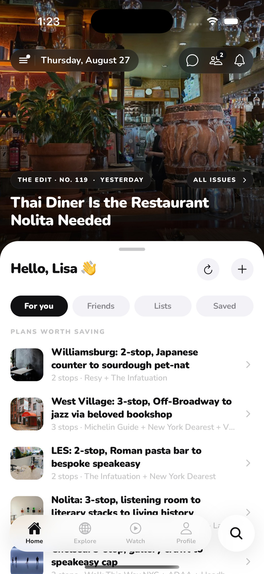 Been There — today's picks